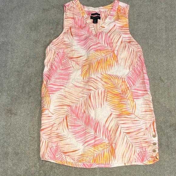 Tahari Dresses & Skirts - Tahari 100% Linen Tropical Dress XL
